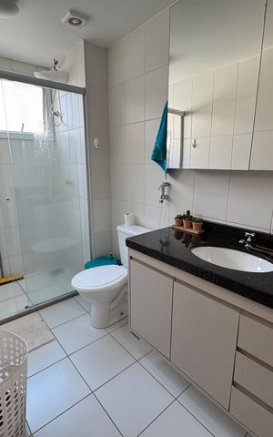 Apartamento para alugar com 72m², 2 quartos e 1 vaga Apartamento para alugar com 72m², 2 quartos e 1 vagaBanheiro da Suíte