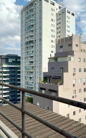 Studio para alugar com 37m², 1 quarto e sem vagaVaranda
