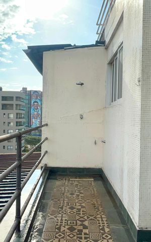 Studio para alugar com 37m², 1 quarto e sem vagaVaranda