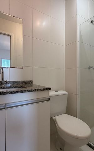Apartamento à venda com 62m², 3 quartos e 1 vagaBanheiro da Suíte