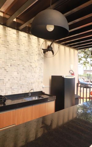 Apartamento para alugar com 52m², 2 quartos e 1 vagaÁrea gourmet 