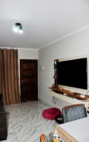 Casa à venda com 90m², 2 quartos e 1 vaga Casa à venda com 90m², 2 quartos e 1 vagaDetalhe - Sala e Sala de Jantar