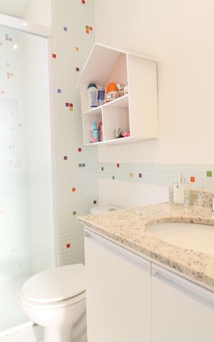 Apartamento à venda com 84m², 2 quartos e 2 vagasBanheiro Social