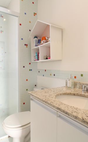 Apartamento à venda com 84m², 2 quartos e 2 vagasBanheiro Social