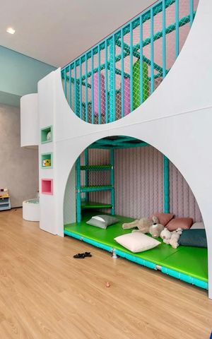 Apartamento para alugar com 120m², 2 quartos e 1 vaga Apartamento para alugar com 120m², 2 quartos e 1 vagaÁrea comum - Brinquedoteca
