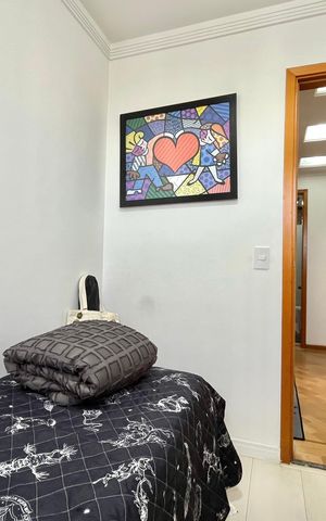 Apartamento à venda com 75m², 3 quartos e 2 vagasQuarto 2