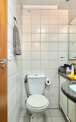 Apartamento à venda com 75m², 3 quartos e 2 vagasBanheiro da Suíte