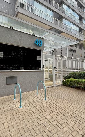 Apartamento à venda com 44m², 1 quarto e 1 vaga Apartamento à venda com 44m², 1 quarto e 1 vagaFachada