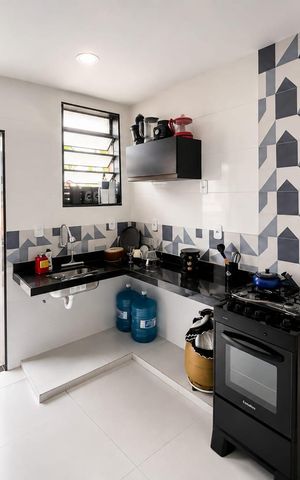 Casa para alugar com 90m², 2 quartos e sem vaga Casa para alugar com 90m², 2 quartos e sem vagaCozinha