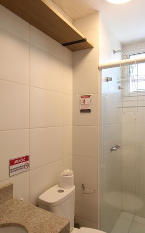 Apartamento para alugar com 79m², 2 quartos e 1 vagaStudio - Banheiro
