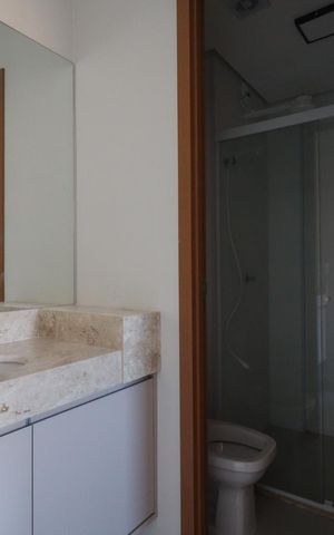 Apartamento para alugar com 41m², 1 quarto e 1 vaga Apartamento para alugar com 41m², 1 quarto e 1 vagaBanheiro
