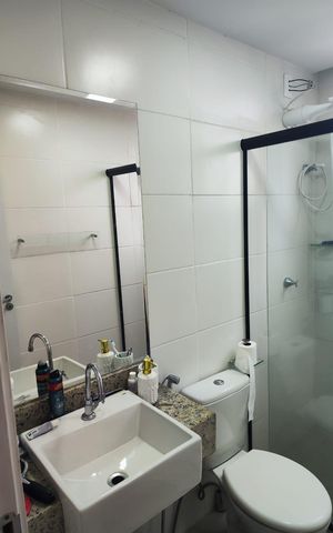 Apartamento para alugar com 76m², 3 quartos e 2 vagas Apartamento para alugar com 76m², 3 quartos e 2 vagasBanheiro