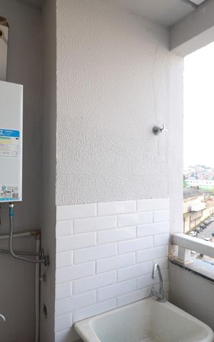 Apartamento para alugar com 41m², 2 quartos e 1 vaga Apartamento para alugar com 41m², 2 quartos e 1 vagaVaranda e Área de Serviço