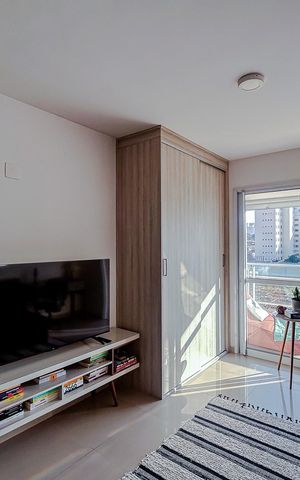 Studio à venda com 37m², 1 quarto e 1 vagaStudio