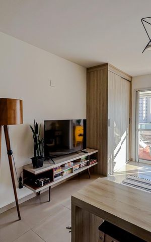 Studio à venda com 37m², 1 quarto e 1 vagaCozinha