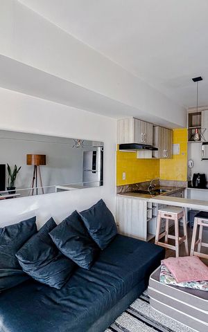 Studio à venda com 37m², 1 quarto e 1 vagaStudio