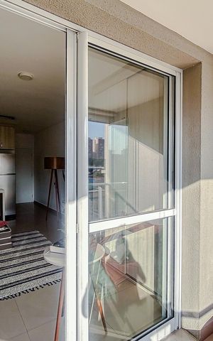 Studio à venda com 37m², 1 quarto e 1 vagaVaranda