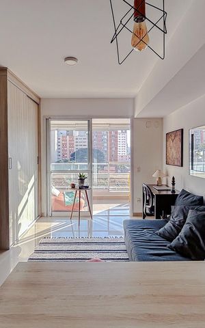 Studio à venda com 37m², 1 quarto e 1 vagaCozinha