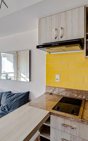 Studio à venda com 37m², 1 quarto e 1 vagaCozinha