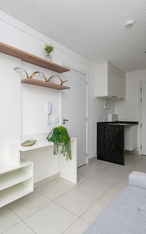 Studio à venda com 26m², 1 quarto e sem vagaStudio
