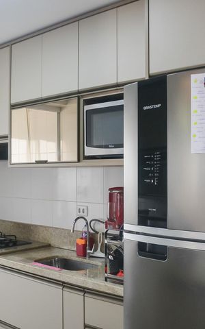 Apartamento à venda com 57m², 2 quartos e 2 vagasCozinha e Área de Serviço