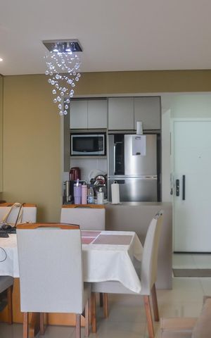 Apartamento à venda com 57m², 2 quartos e 2 vagasSala
