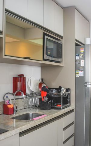 Apartamento à venda com 57m², 2 quartos e 2 vagasCozinha e Área de Serviço