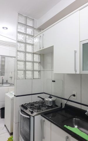 Apartamento para alugar com 60m², 2 quartos e sem vagaCozinha 
