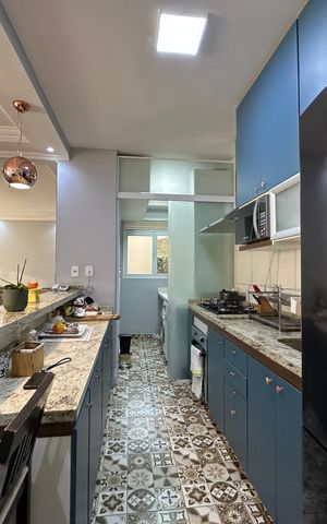 Apartamento à venda com 75m², 3 quartos e 2 vagasCozinha