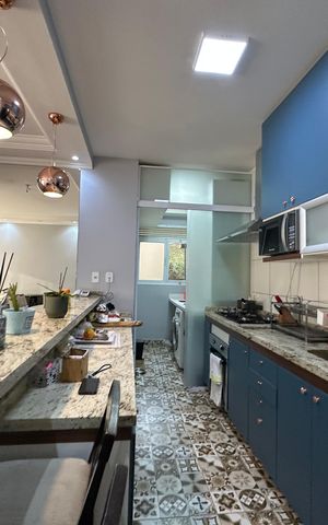 Apartamento à venda com 75m², 3 quartos e 2 vagasCozinha