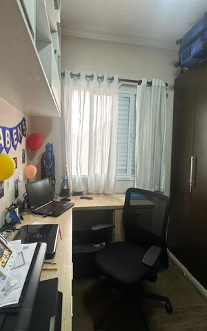 Apartamento à venda com 75m², 3 quartos e 2 vagasQuarto 2