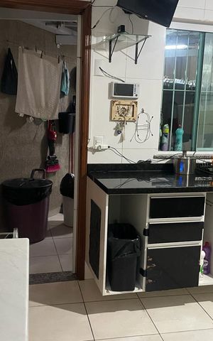 Casa à venda com 78m², 2 quartos e 2 vagas Casa à venda com 78m², 2 quartos e 2 vagasCozinha