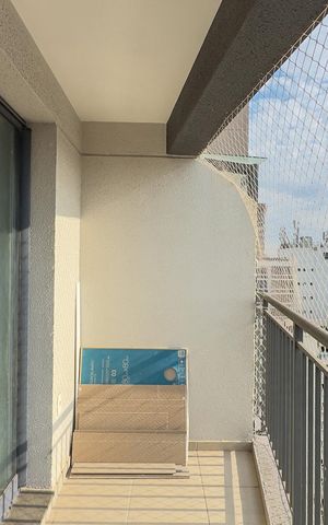 Apartamento à venda com 43m², 1 quarto e 1 vagaSacada