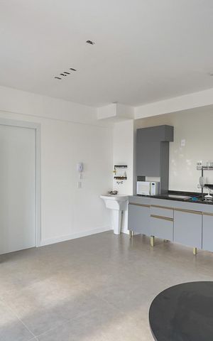 Apartamento à venda com 43m², 1 quarto e 1 vagasala e cozinha