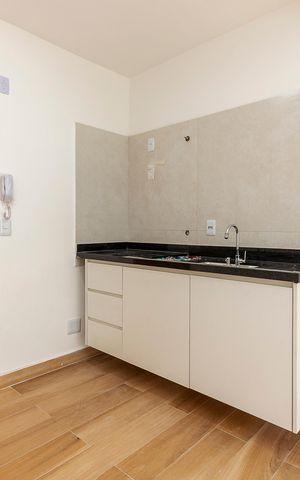 Studio para alugar com 27m², 1 quarto e sem vagaSala/ Cozinha