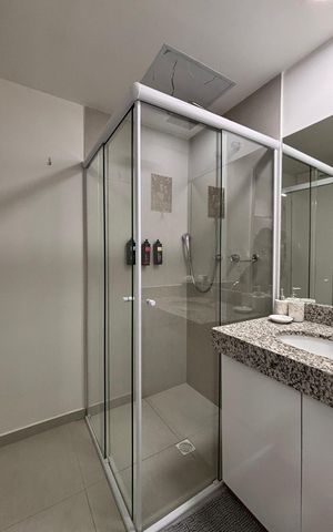 Studio para alugar com 29m², 1 quarto e sem vaga Studio para alugar com 29m², 1 quarto e sem vagaBanheiro
