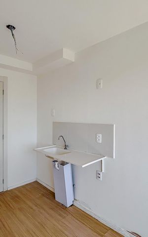 Studio à venda com 17m², 1 quarto e sem vagaCozinha