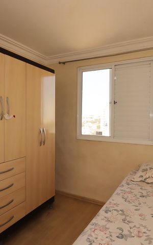 Apartamento à venda com 50m², 2 quartos e 1 vagaQuarto 2