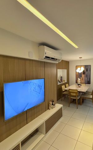 Apartamento à venda com 104m², 3 quartos e 2 vagas Apartamento à venda com 104m², 3 quartos e 2 vagasSala