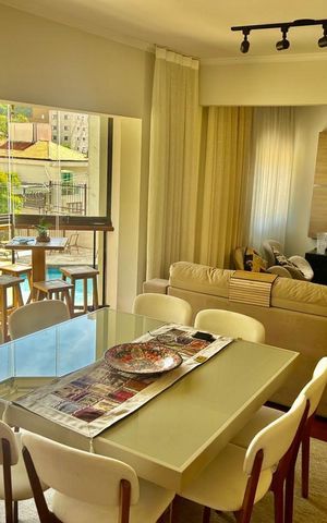 Apartamento à venda com 125m², 4 quartos e 2 vagas Apartamento à venda com 125m², 4 quartos e 2 vagasSala