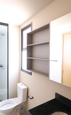 Apartamento para alugar com 103m², 3 quartos e 2 vagasBanheiro do Quarto 2 e 3