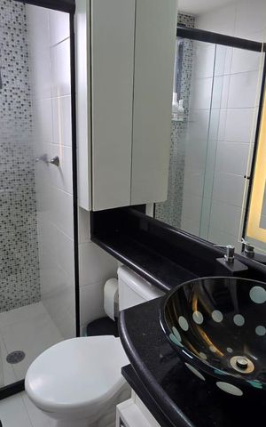 Apartamento para alugar com 67m², 2 quartos e 1 vagaBanheiro