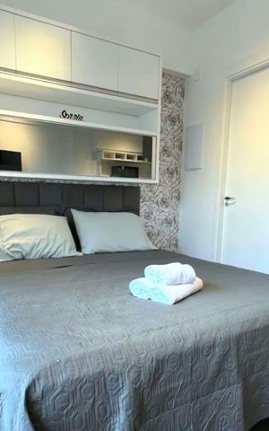 Studio para alugar com 26m², 1 quarto e sem vaga Studio para alugar com 26m², 1 quarto e sem vagaSala/Quarto