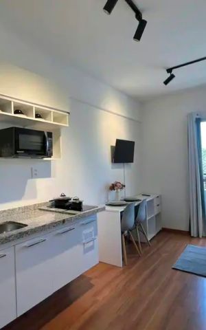 Studio para alugar com 26m², 1 quarto e sem vaga Studio para alugar com 26m², 1 quarto e sem vagaSala/Quarto