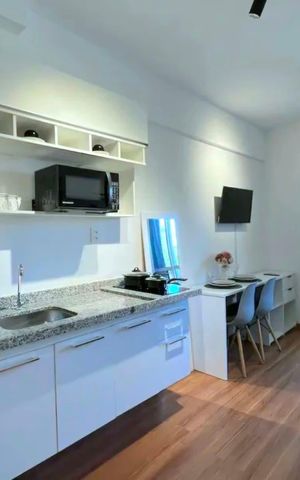 Studio para alugar com 26m², 1 quarto e sem vaga Studio para alugar com 26m², 1 quarto e sem vagaSala/Quarto