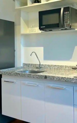 Studio para alugar com 26m², 1 quarto e sem vaga Studio para alugar com 26m², 1 quarto e sem vagaCozinha