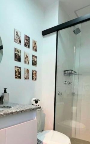 Studio para alugar com 26m², 1 quarto e sem vaga Studio para alugar com 26m², 1 quarto e sem vagaBanheiro