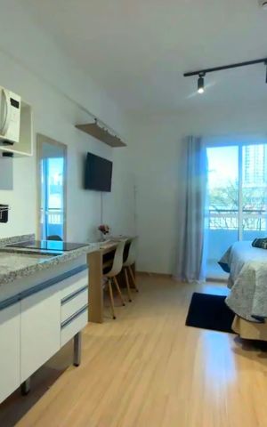 Studio para alugar com 27m², 1 quarto e sem vaga Studio para alugar com 27m², 1 quarto e sem vagaCozinha