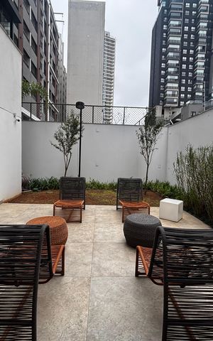 Apartamento para alugar com 24m², 1 quarto e sem vaga