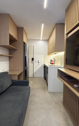 Apartamento para alugar com 24m², 1 quarto e sem vaga